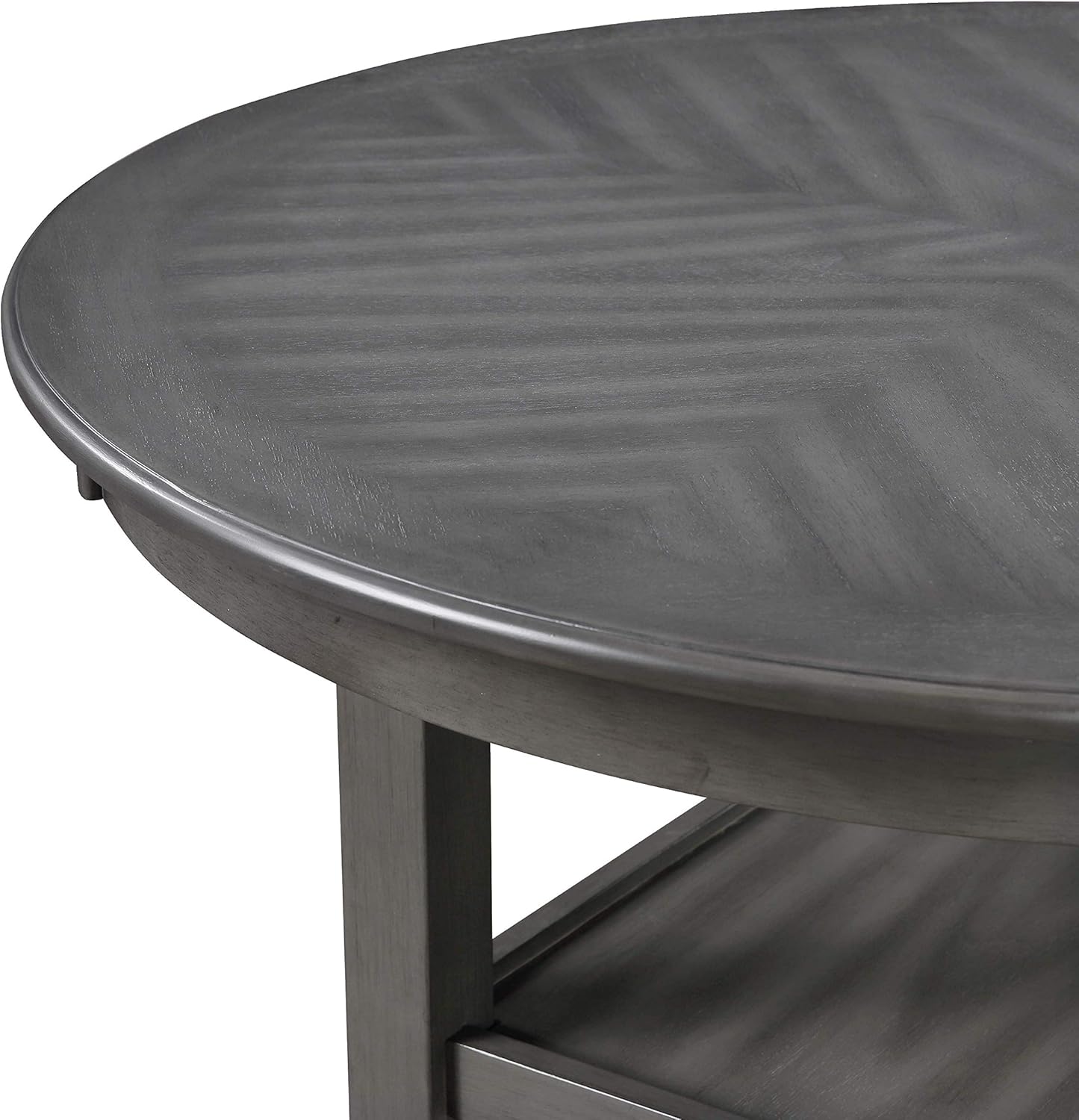 New Classic Furniture Amy 5Piece Counter Dining Table Set Gray or