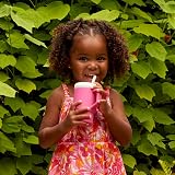 Infantino My 1st Tumbler 9 oz Bubble Gum Leak-Resistant Straw Handle view 8