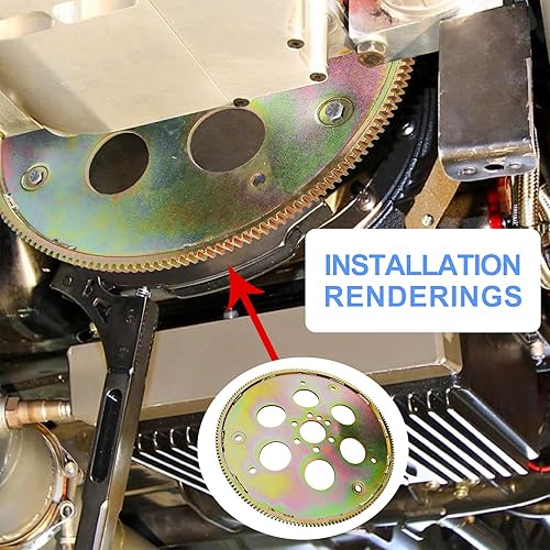 Adapter Flexplate For LS Engines (LS1/LS2/LS6/4.8/5.3/6.0) To TH350/700R4/2004R/4L60/Powerglide Transmissions