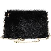 LA CARRIE Faux Fur Crossbody Bags for Women Shoulder Bag Purse Handbags Shoulder Strap