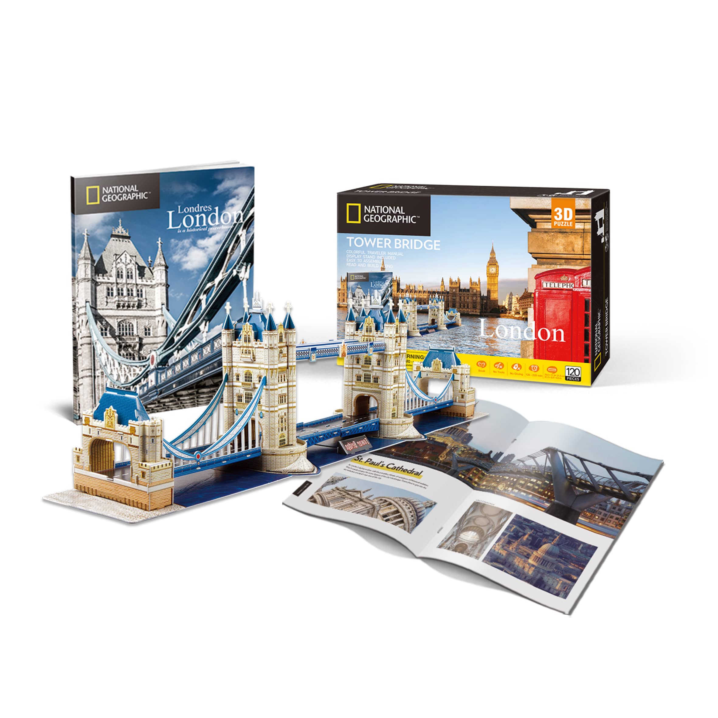 National Geographic Tower Bridge 3D Puzzle, Medium