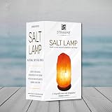 Straame Himalayan Salt Lamp 1-2 kg Wooden Base Handcrafted Gift view 7