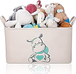 Cesta De Juguete Rectangular Grande Para Niños Con Cubierta ...