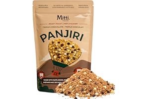 Mitti Panjiri Triple Chocolate Panjiri - Traditional South Asian Snack | Roasted Nuts, Seeds & Herbs Blend | Granola & Trail 