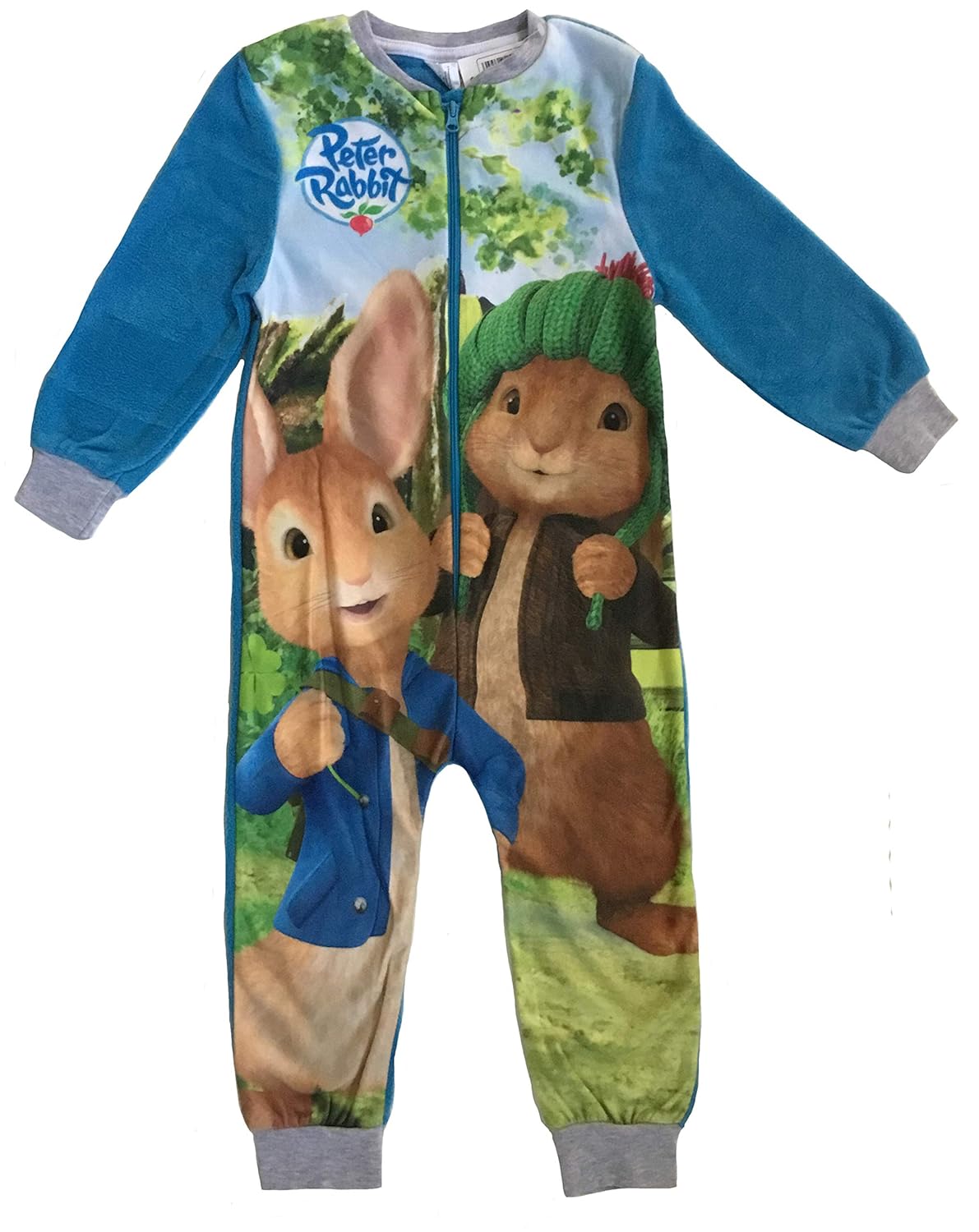 girls fleece sleepsuit