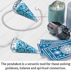 Turquoise Orgone Crystal Pendulums for Divination