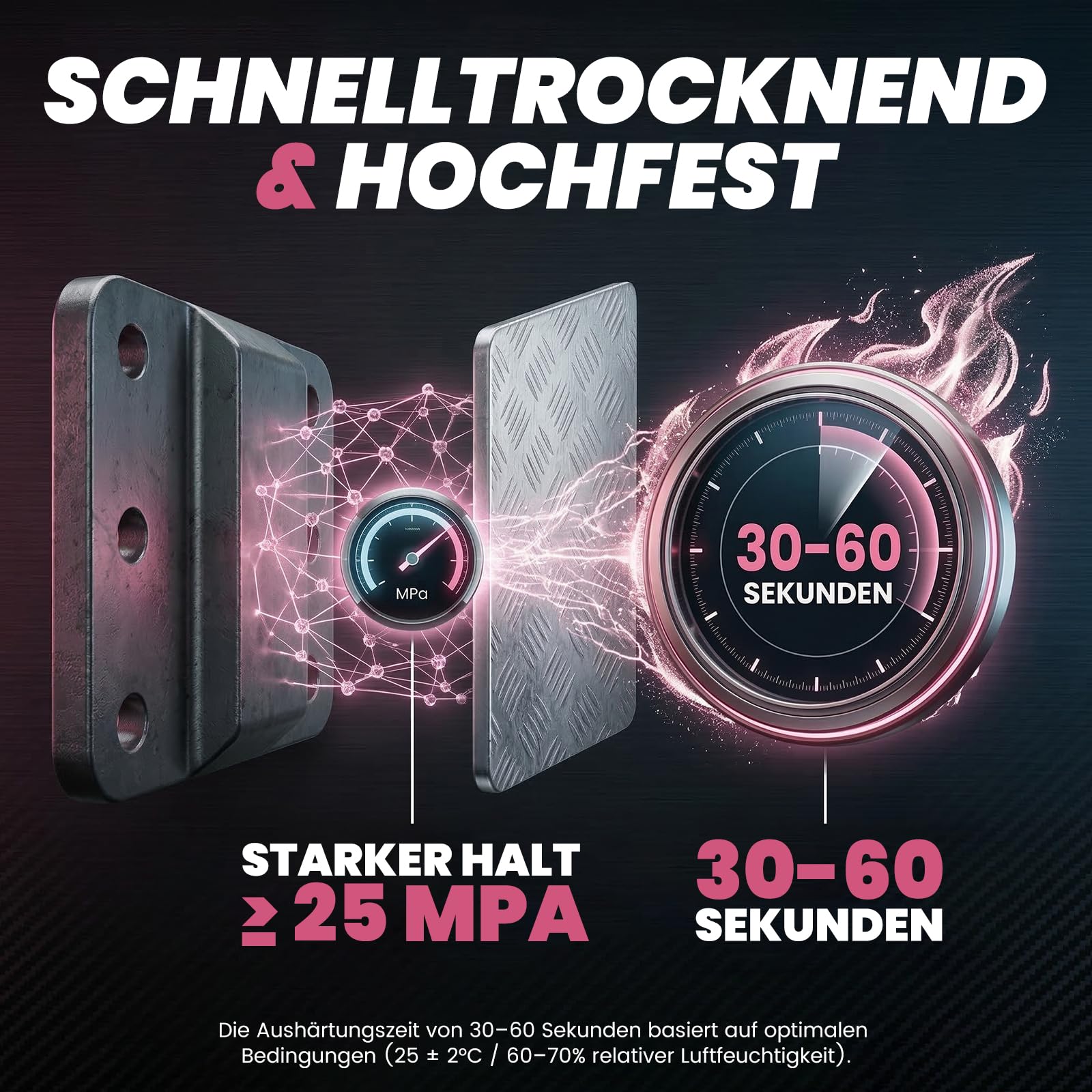 Universalkleber Sekundenkleber Extra Stark Transparent 25g Dickflüssig, Superkleber für 3d Druck PLA Keramik Schuh Holz Plastik Modellbau Wasserfest, Alleskleber für Leder Metall Stein Kunststoff 3