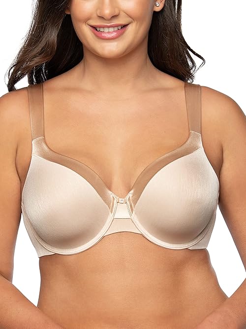Vanity Fair Women's Illumination Full Figure Zoned-In Support Bra 76338, Rose Beige, 42D