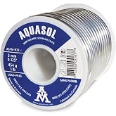 AIM Lead-Free Plumbing Solder, Silver Bearing, 0.125inch dia, 1 Lb Spool