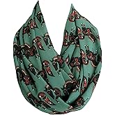 Etwoa Ethnic Animals Infinity Scarf Circle Scarf Loop Scarf