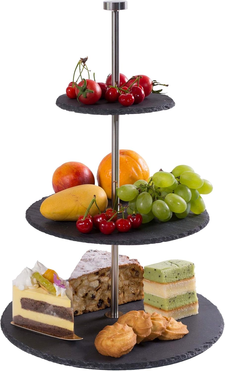 Rodschinson Com Fete Restaurant Pour Marriage Anniversaire Egenuss Plateau De Repas En Ardoise Etagere De 2 Plateaux En Ardoise Repas Diner Moderne Et Original Vaisselle Et Arts De La Table Serviteurs