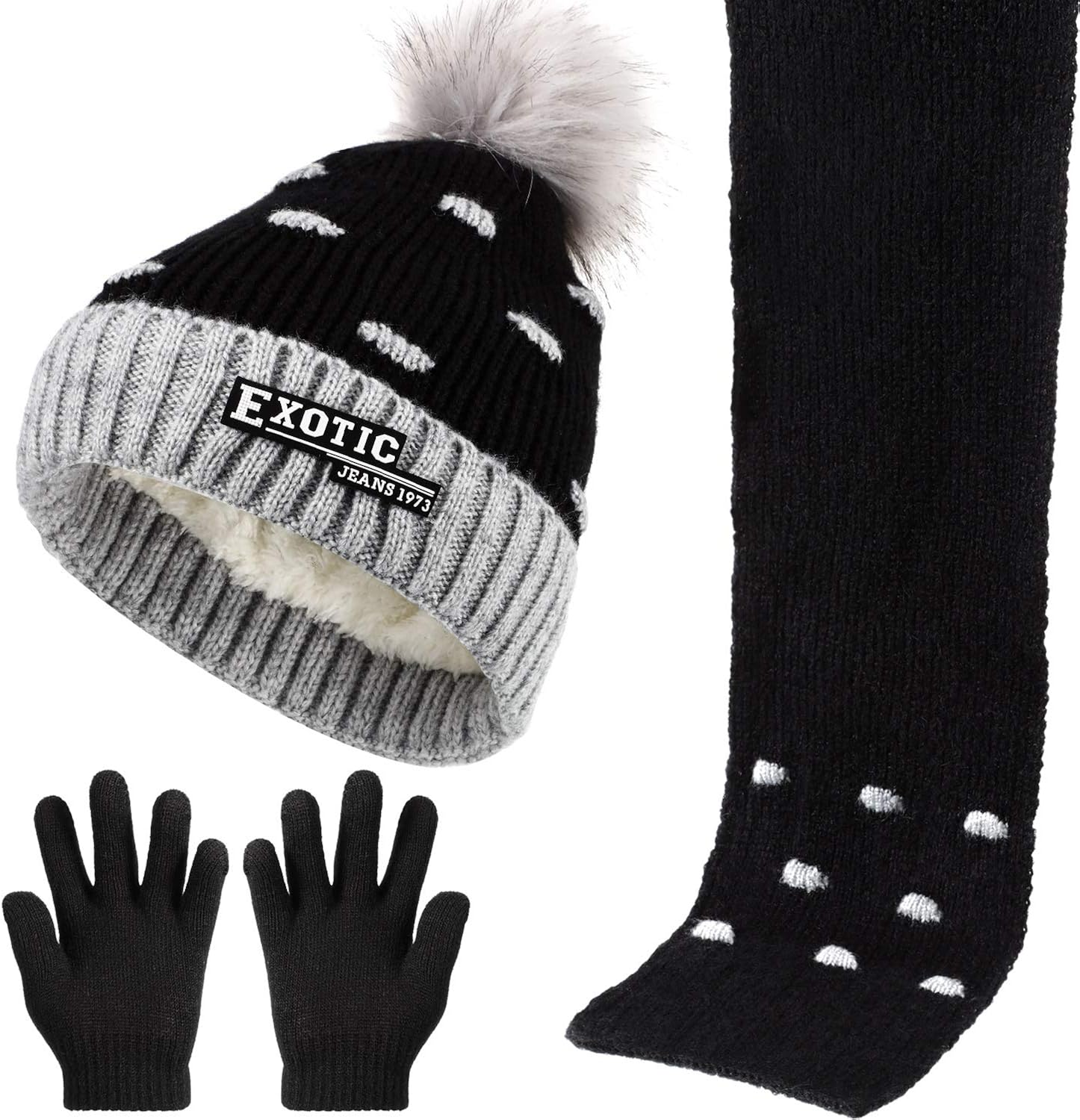 boys hat scarf gloves