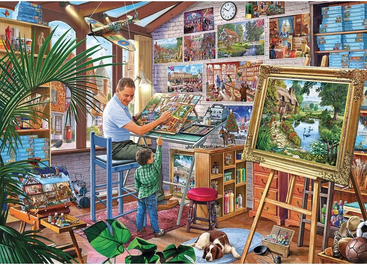 Gibsons Work of Art Jigsaw Puzzle (1000 Pieces) Amazon.co.uk Toys & Games