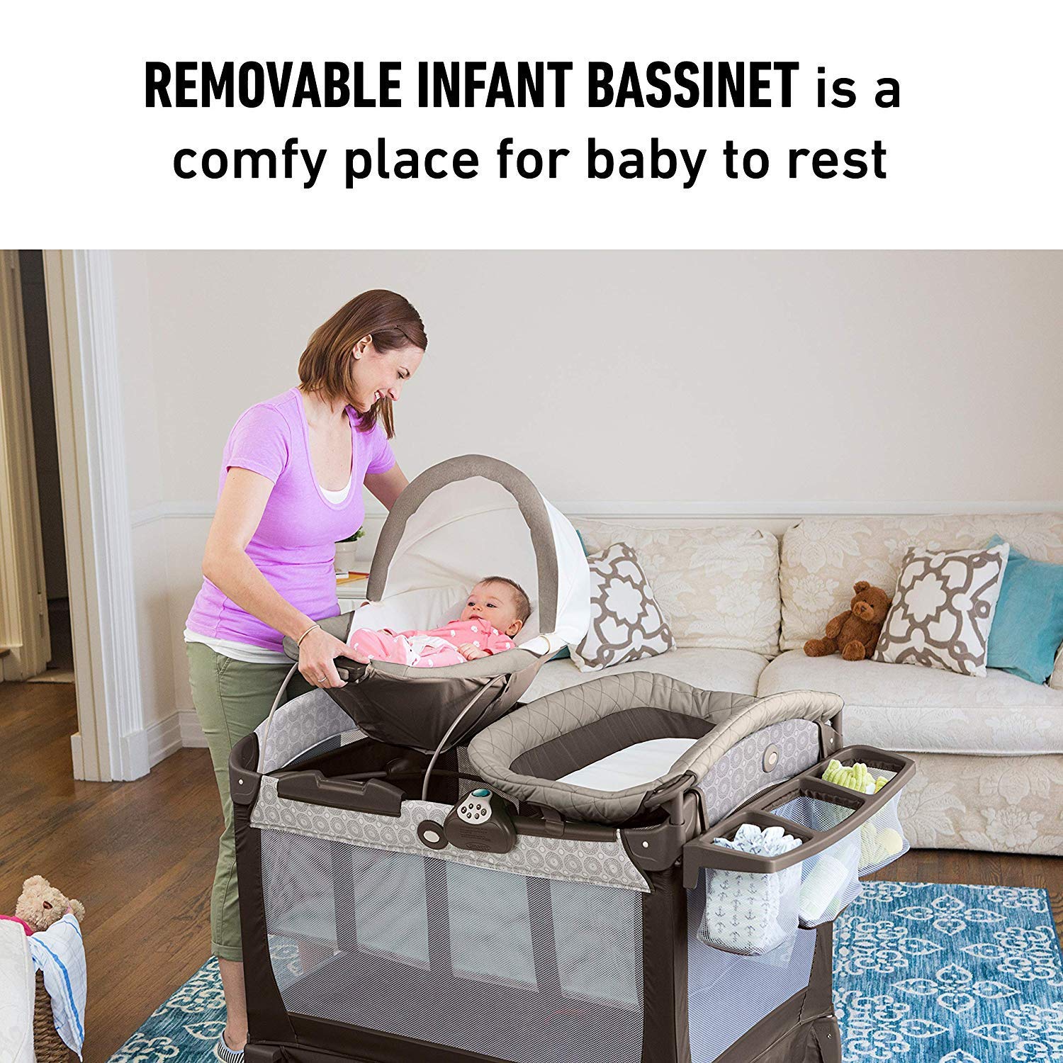 Amazon Com Graco Pack N Play Snuggle Suite Lx Playard Fashion Baby