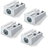 STAEDTLER Single Hole Quality Aluminium Pencil Sharpener (4) view 1
