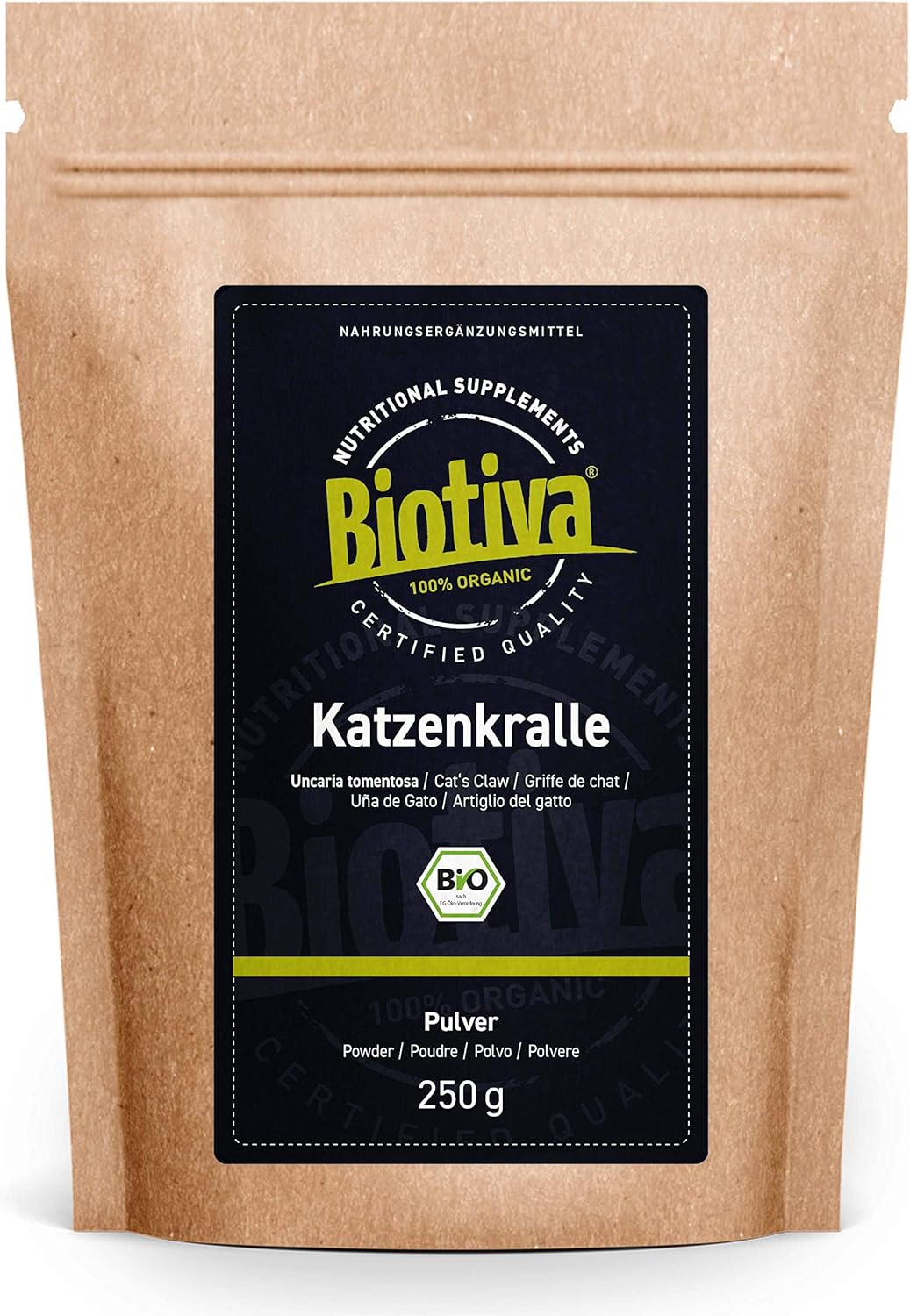Kattenklauwpoeder Bio 250g Uncaria Tomentosa Willd D C Kattenklauw Gebotteld En Gecontroleerd In Duitsland De Oko 005 Amazon Nl