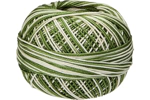 Handy Hands Lizbeth Egyptian Cotton Crochet, Tatting, Knitting Thread Lace Size 10 (25 Grams 122 Yards) – HH10144, Leaf Swirl