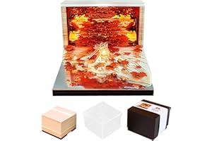 MACTANO 3D Art Calendar Memo Pad 2026, Creative Time Piece Calendar New Maple Tree Rip Away Paper Carving Sticky DIY Note