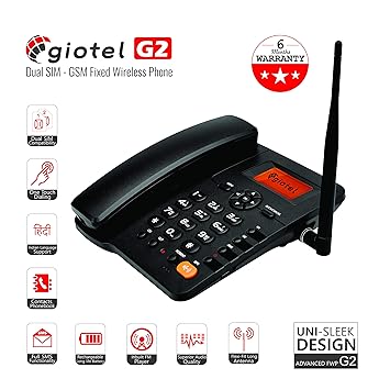 Giotel G2 Gsm Dual Sim Fixed Wireless Phone Amazon In Electronics