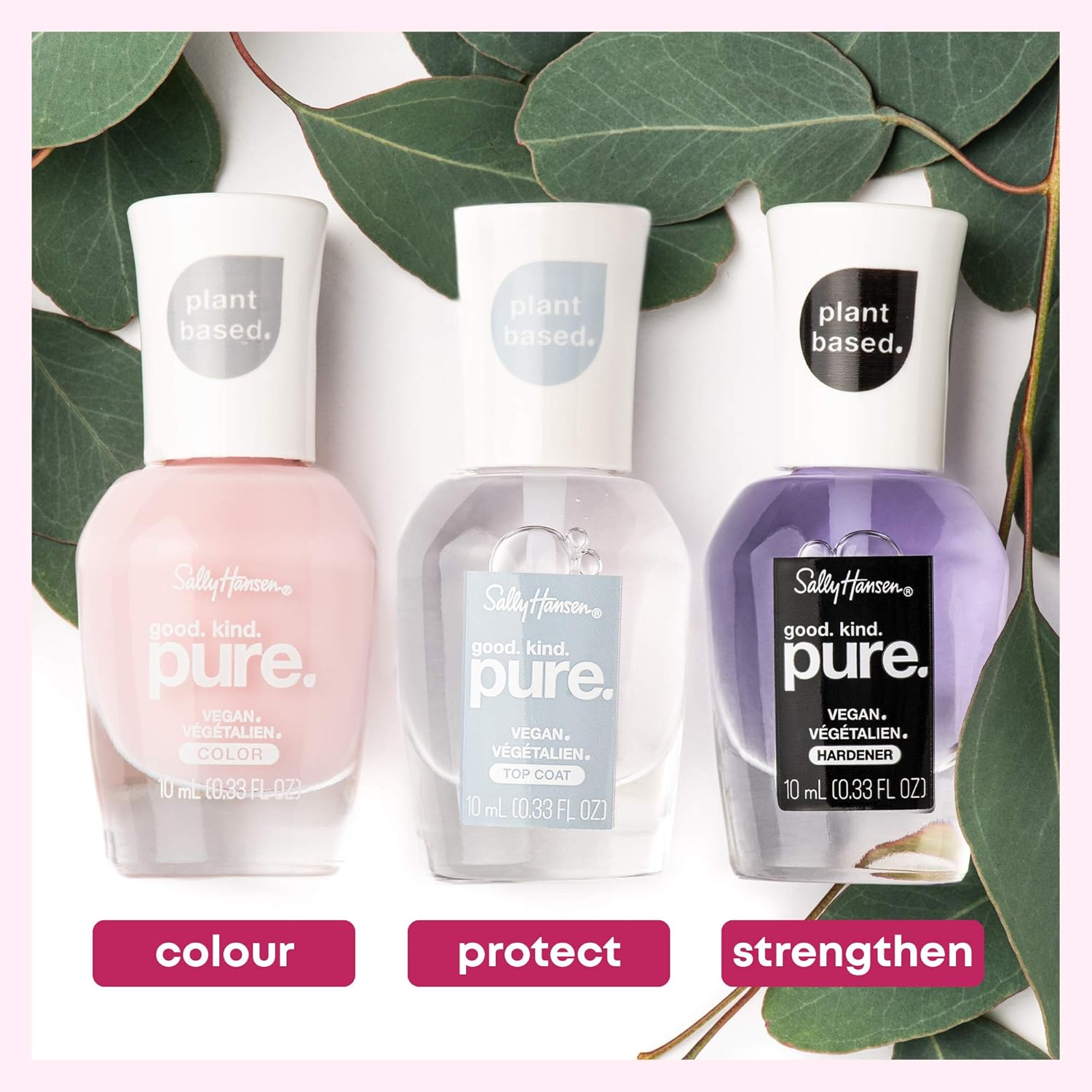 Sally Hansen - Good. Kind. Pure Vegan Nail Polish, Eco-Rose : Beauty