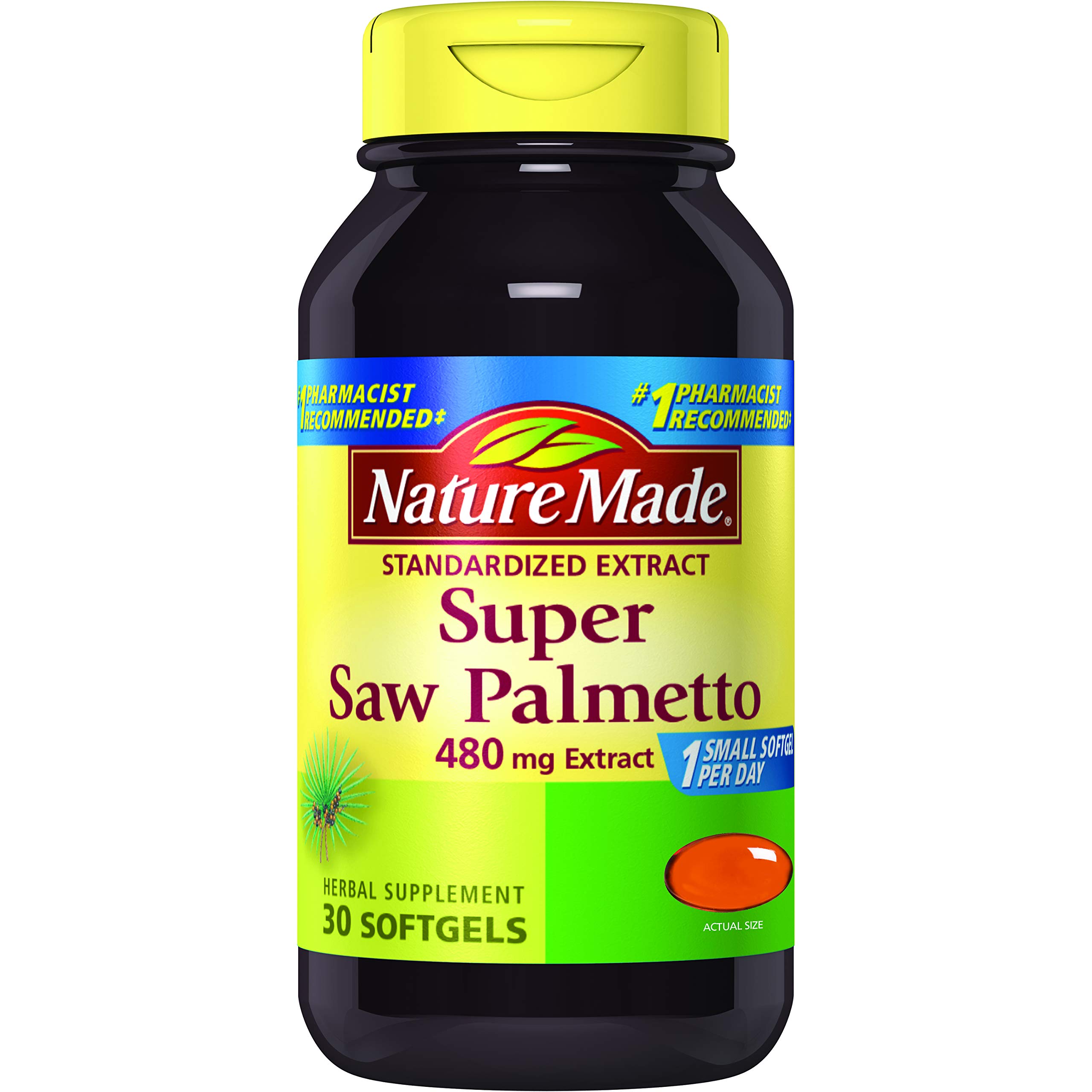Nature Made Super Saw Palmetto 480 mg. Extract Softgels 30 Ct Buy