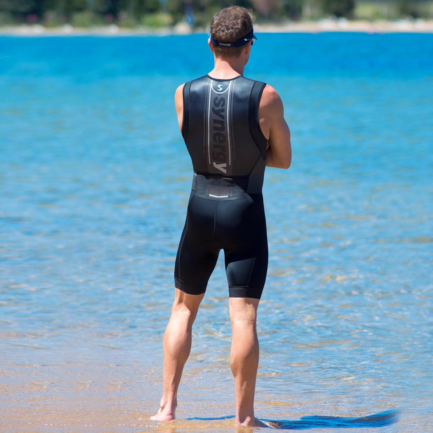 Synergy Triathlon Tri Suit Mens Trisuit Sports & Fitness Exercise