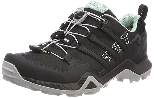 adidas Damen Terrex Swift R2 GTX Trekking-& Wanderhalbschuhe, schwarz, 43.3 EU