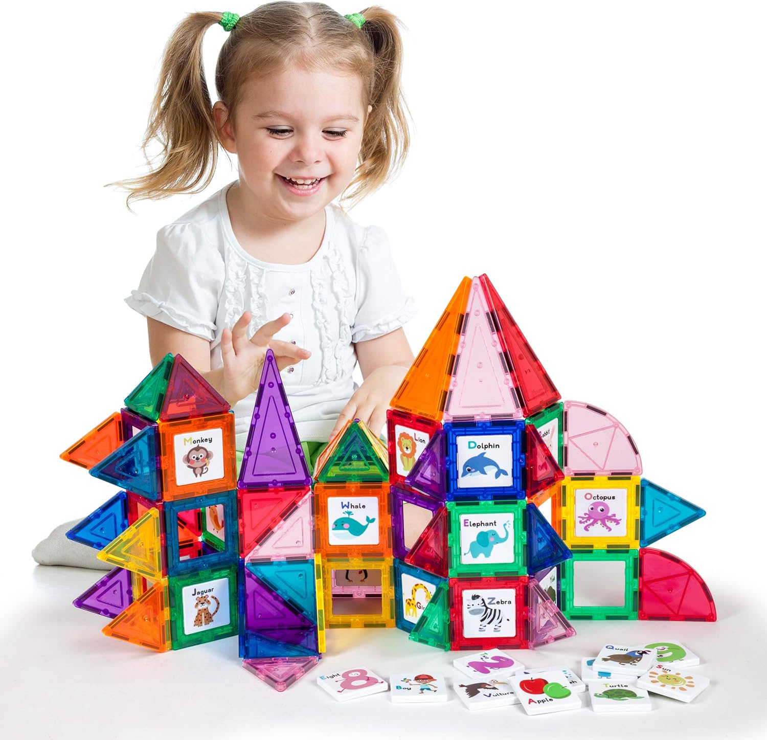 PicassoTiles 102 pc Magnetic Building 