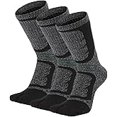 Tabi Socks Flip Flop Big Two Toe Split Crew Cushion Athletic Hiking Terry Cushioned Cotton for Men Women Unisex 3 Pairs