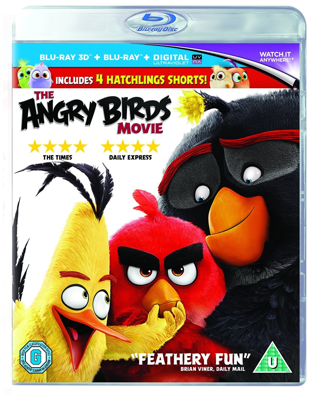 Amazon Com The Angry Birds Movie Blu Ray 3d Jason Sudeikis As The Voice Of Red Josh Gad As The Voice Of Chuck Maya Rudolph As The Voice Of Matilda Danny Mcbride As The