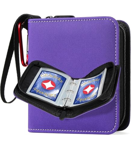 Amazon.com: 1 Pocket Trading Card Binder for 80 Cards : Toys & Games