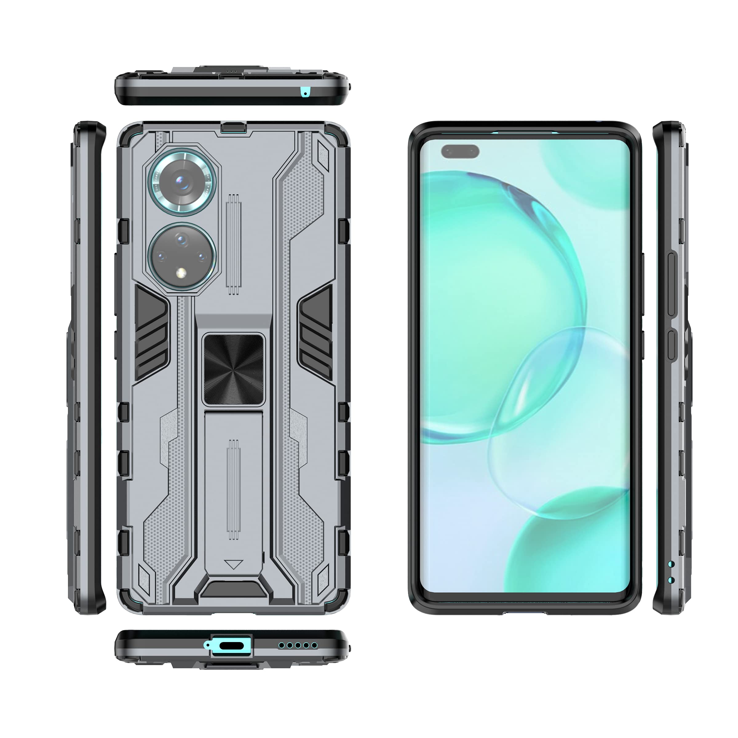Compatible with Honor 50 Pro 5G Case,Built-in