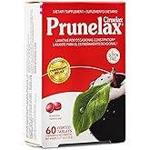 Prunelax Ciruelax Regular Strength Laxative Mini Tablets - Overnight Relief for Occasional Constipation, Senna Extract, Vegan &amp; Gluten-Free, Gentle Relief - 60ct