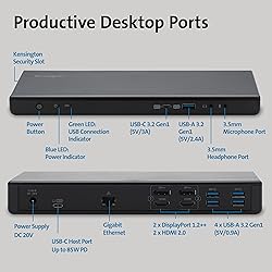 Kensington SD4750P USB-C Displaylink Docking