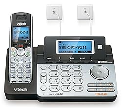 VTech 2-Line Cordless Phone for Small Business or
