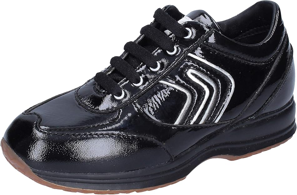 Geox FashionSneakers BabyGirls PatentLeather Black