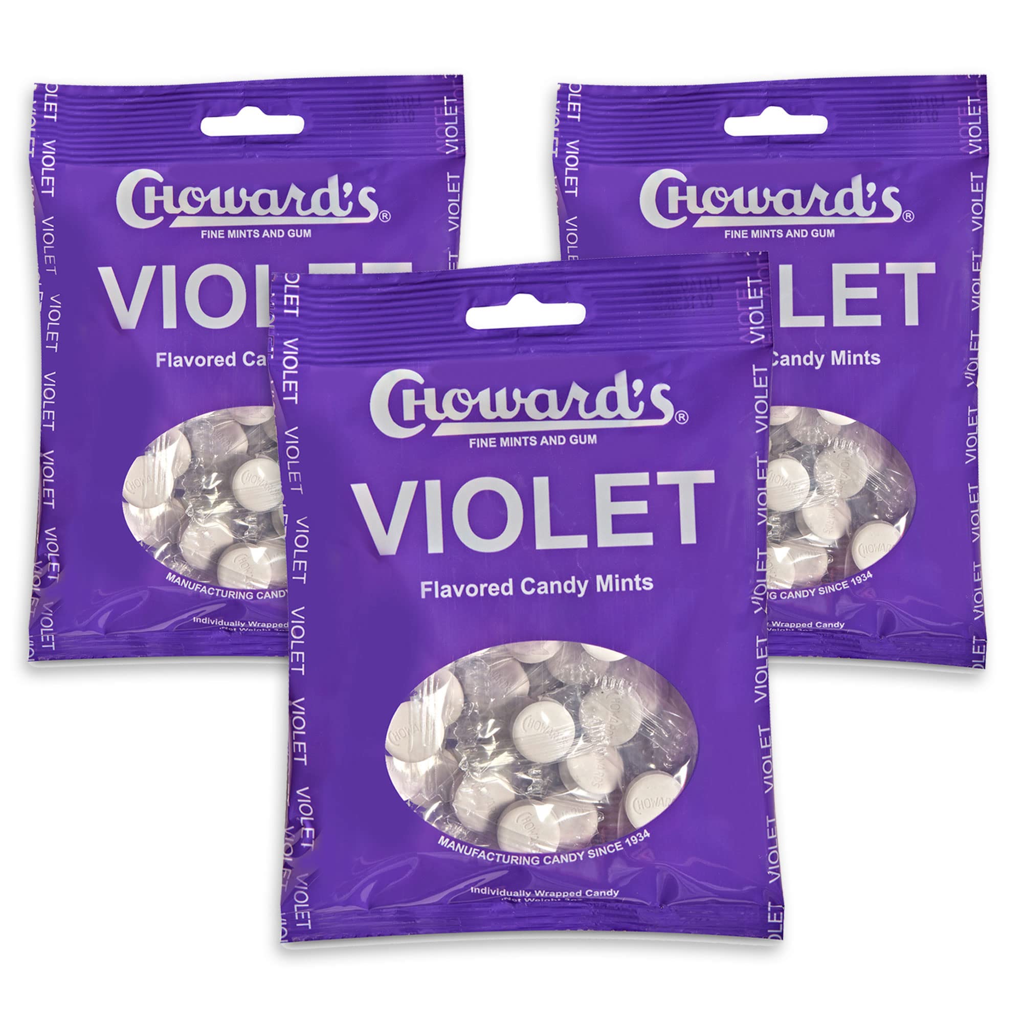 Choward's Violet Mints Candy Bag | Bold Aromatic
