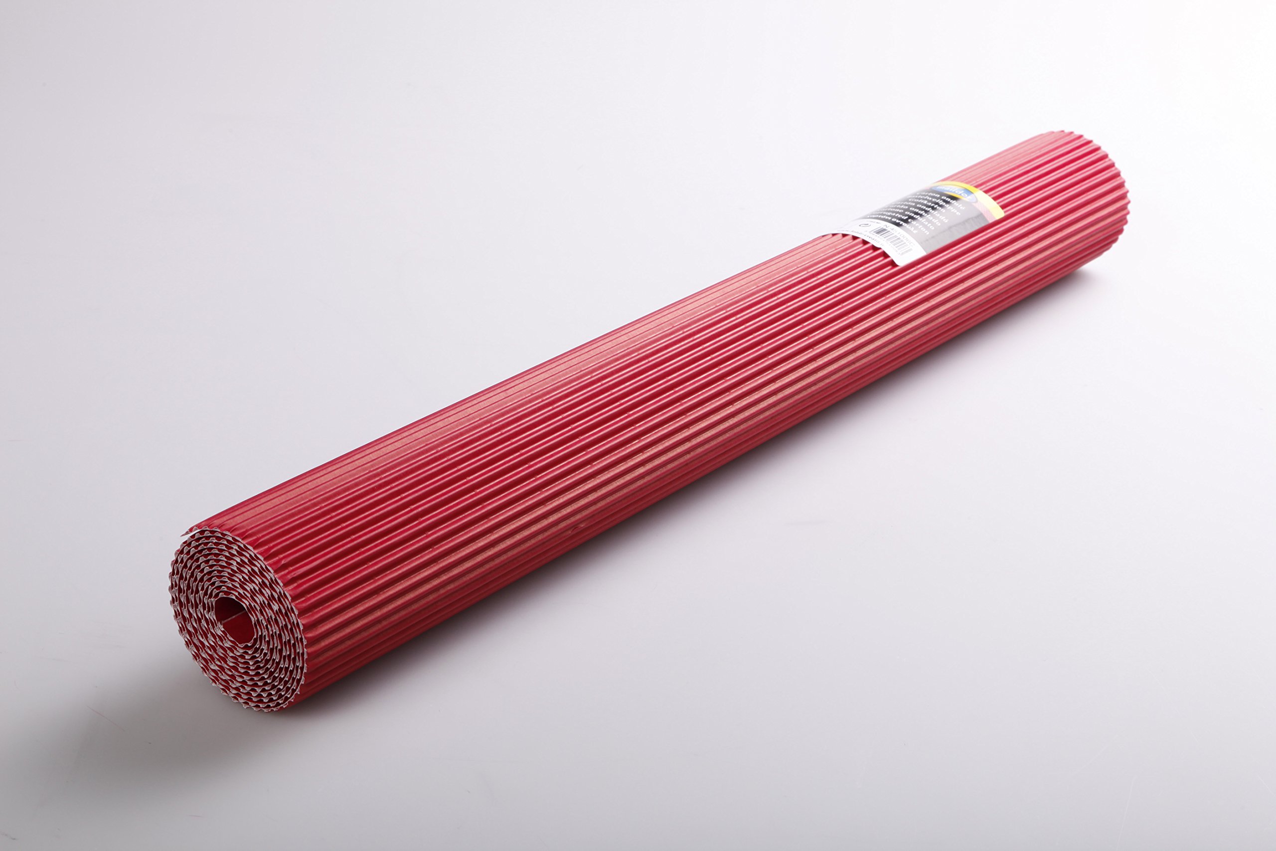 Clairefontaine 451006C - Maxi Flute Corrugated Board Roll 175g/m² - Red - Format 2,00x0,70 m - Creative leisure - Arts & Crafts Creative Cardmaking leisure — image 1