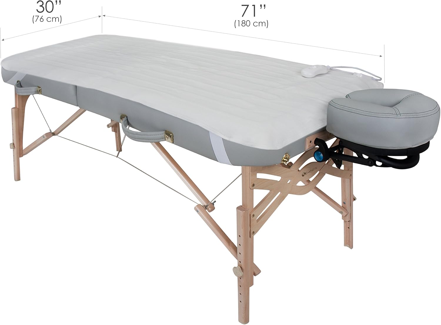 BODYWORKER’S CHOICE Massage Table Warmer – Three Heat Settings, Felt Lined Heating Pad (30” x 71”) | One-Year Replacement Guarantee: Sports & Outdoors
