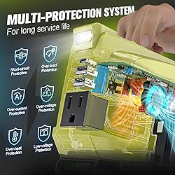 200W Power Inverter Compatibility with Ryobi 18V