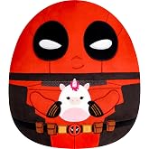 Squishmallows 12-inch Select Series Deadpool Holding Unicorn | Squishmallows 12in Deadpool Holding Unicorn