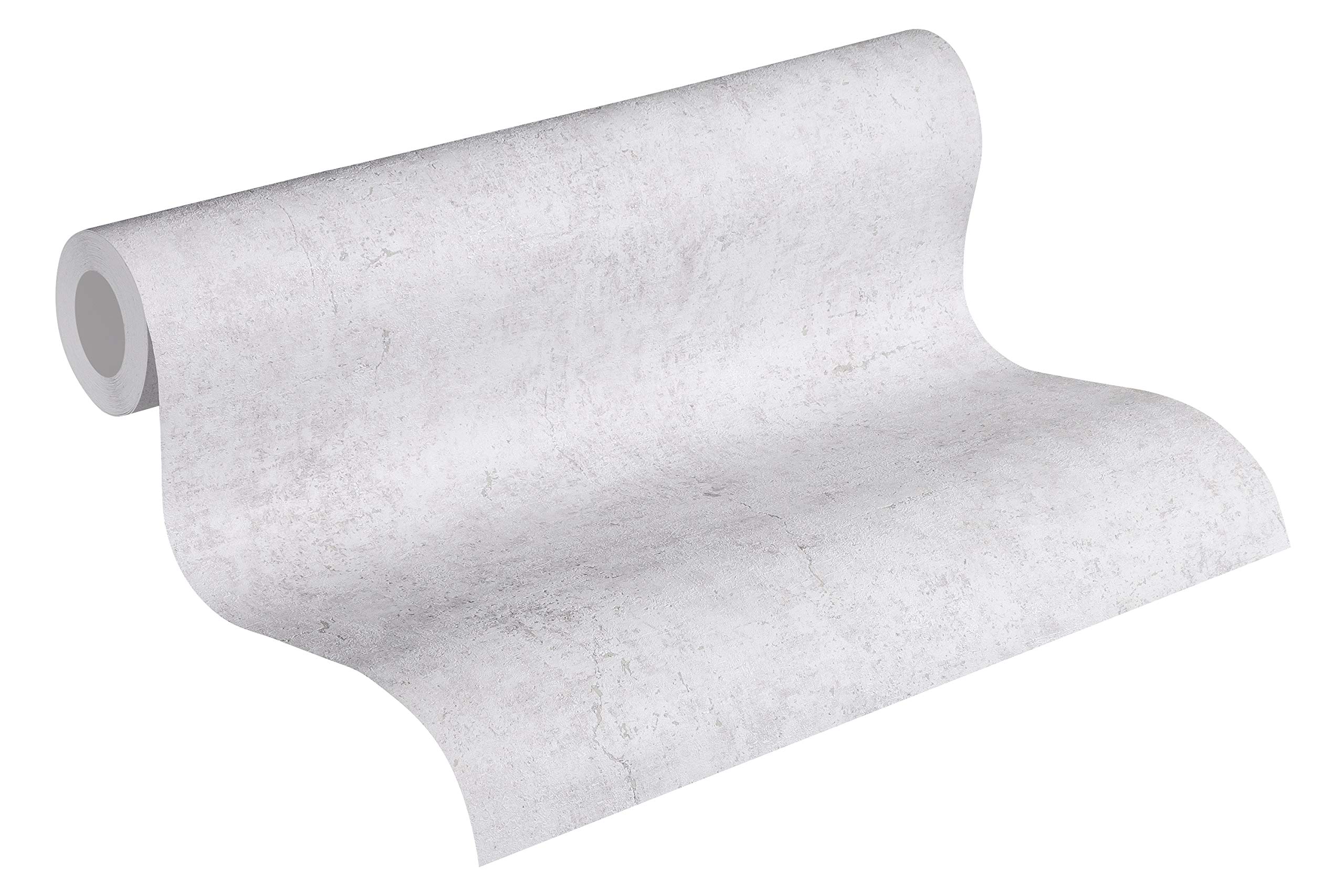 Plain Wallpaper Elements A.S. Création Non-Woven 10.05 m x 0.53 m Grey Made in Germany 369114 36911-4