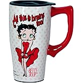 Spoontiques BETTY BOOP TRAVEL MUG, 18 ounces