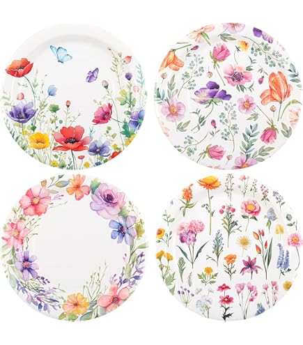 Blissful Blooms Floral Garden Party Table Cover - Disposable Paper, 54 X 102 Inches, Pink & White Hydrangea - View #3