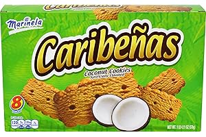 Marinela Caribenas Coconut Cookies, 8 count, 20.1 oz