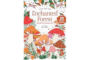 Enchanted Forest: Color-Your-Own Mindful Poster Art