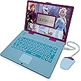 Lexibook JC598FZi13 Educational and Bilingual Laptop Arabic/English-Toy for Child Kid 124 Activities, Learn Play Games and Music with Frozen-Purple/Blue