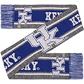 FOCO Big Logo Gray Scarf - NCAA, One Size Unisex Knit Grey Scarf