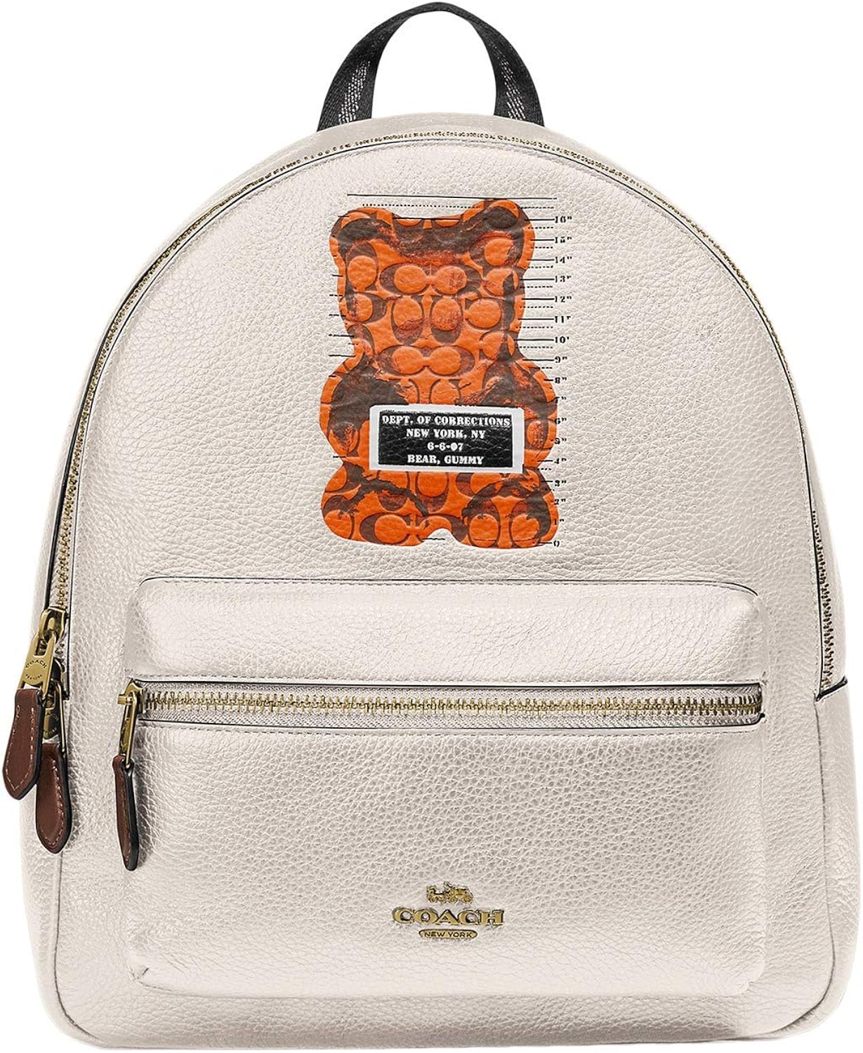 COACH Gummy Bear Leather Animation Medium Charlie Backpack