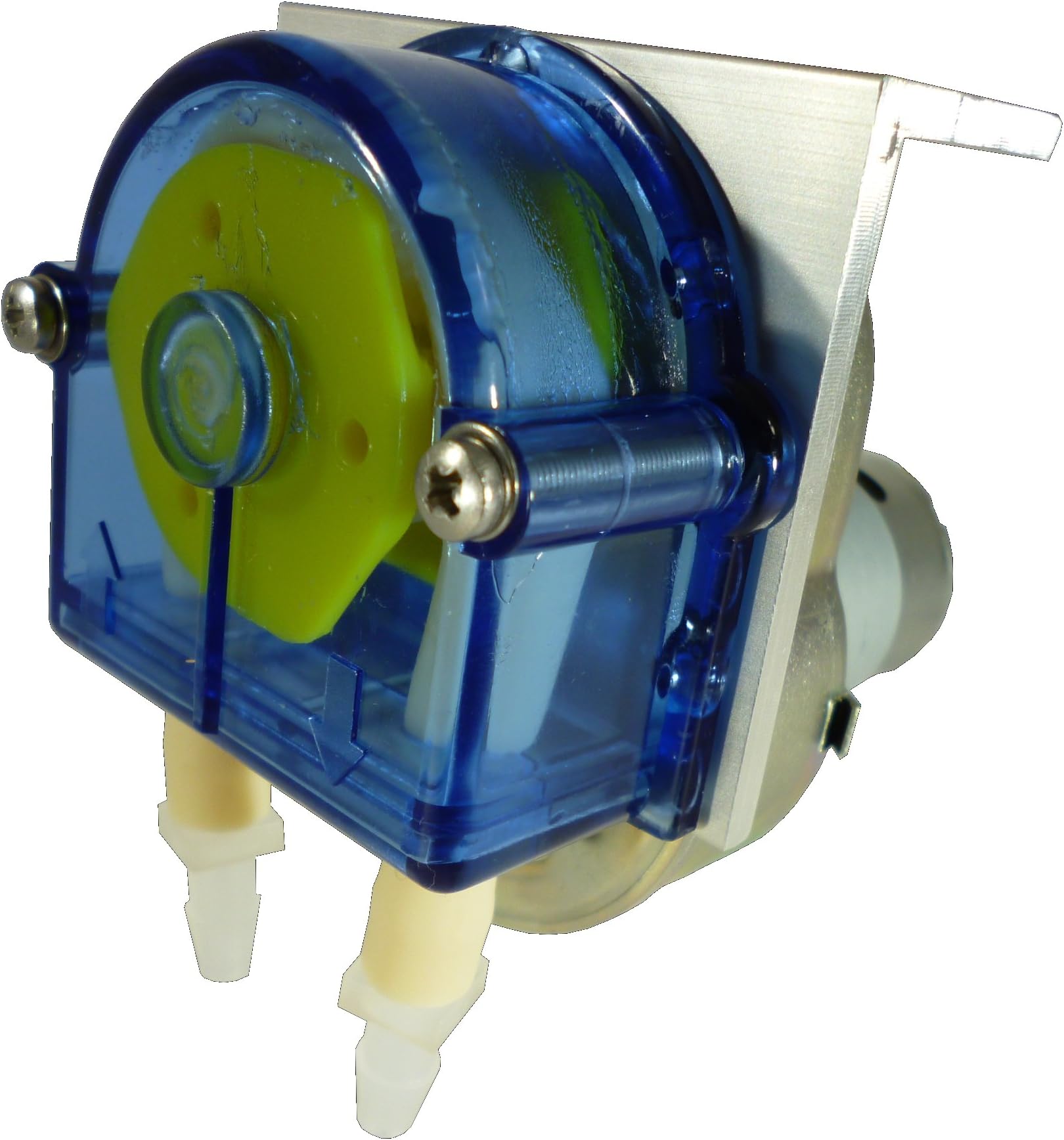 Simply Pumps PMHD203S Peristaltic Industrial Grade Self Priming Dosing Dispensing and Metering Pump with Versilic Silicone Tubing, 12V DC, 170 mL/min